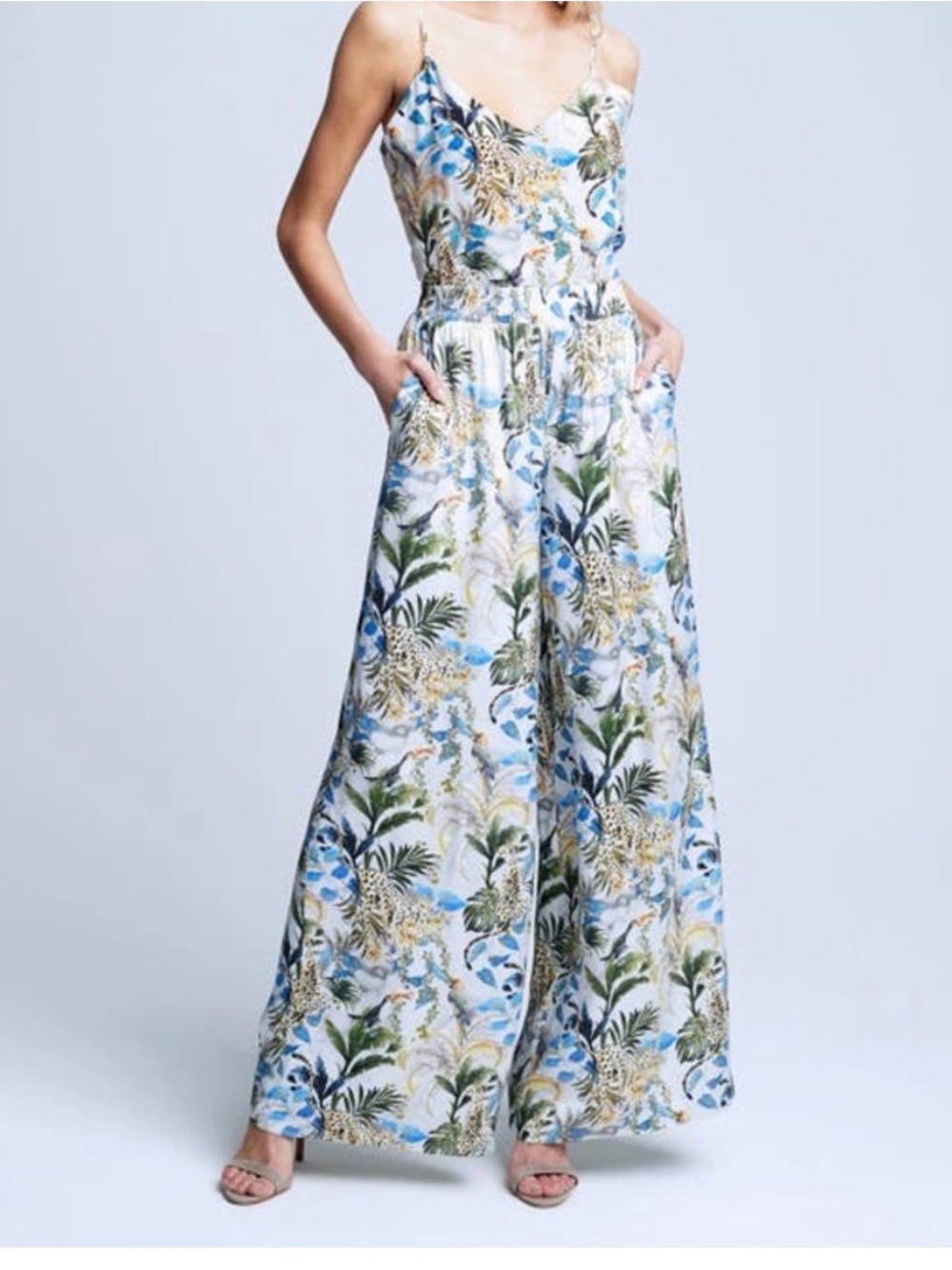 L’agence silk wide leg pants